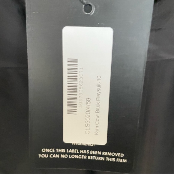 PLT Cowl Back Stretch Romper - Picture 5 of 5